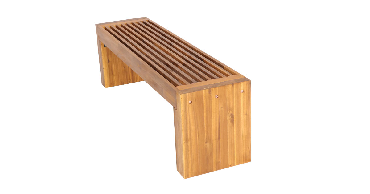 Beliani Modern 3-Person Bench – Stylish and Comfortable Seating for Contemporary Homes