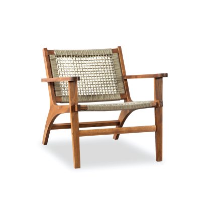 Classic Wicker Accent Chair – Timeless Handwoven Comfort for Indoor and Outdoor Spaces