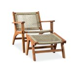 Classic Wicker Accent Chair – Timeless Handwoven Comfort for Indoor and Outdoor Spaces