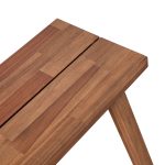 Decmode Solind Wood Bench – Solid Wood Bench with Natural Elegance and Durability