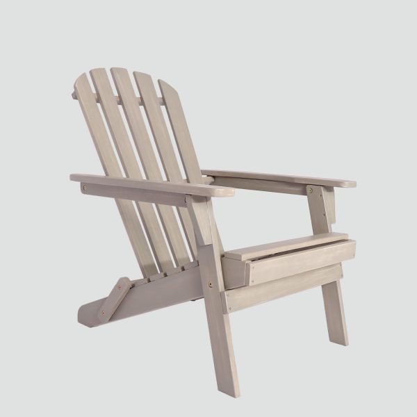Pazidom Silla Adirondack 2 – Solid Wood Outdoor Chair for Relaxation and Style