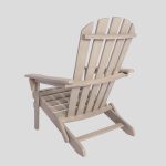 Pazidom Silla Adirondack 2 – Solid Wood Outdoor Chair for Relaxation and Style
