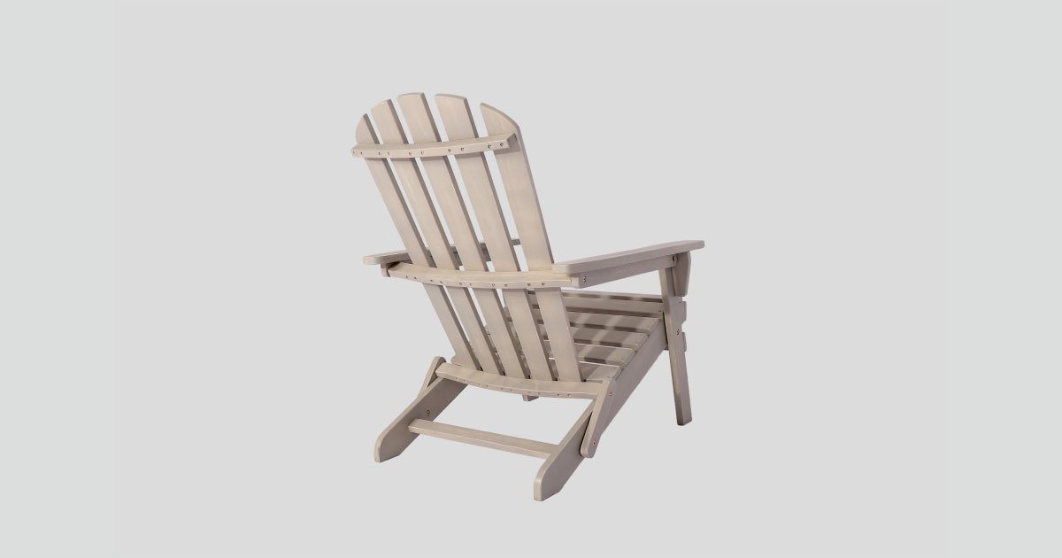 Pazidom Silla Adirondack 2 – Solid Wood Outdoor Chair for Relaxation and Style