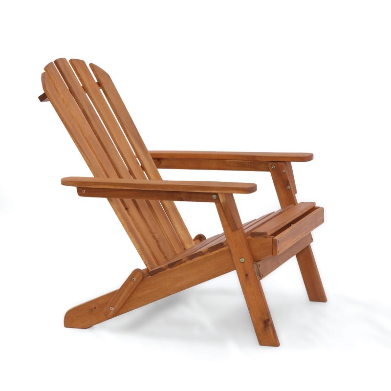 Pazidom Silla Adirondack – Elegant Wooden Outdoor Chair for Timeless Comfort