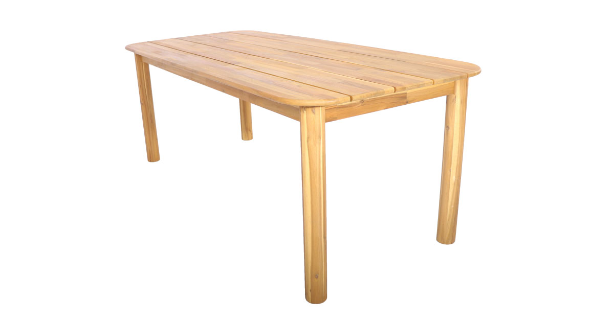 Algrave Outdoor Dining Table – Elegant Wooden Table for Patios and Gardens
