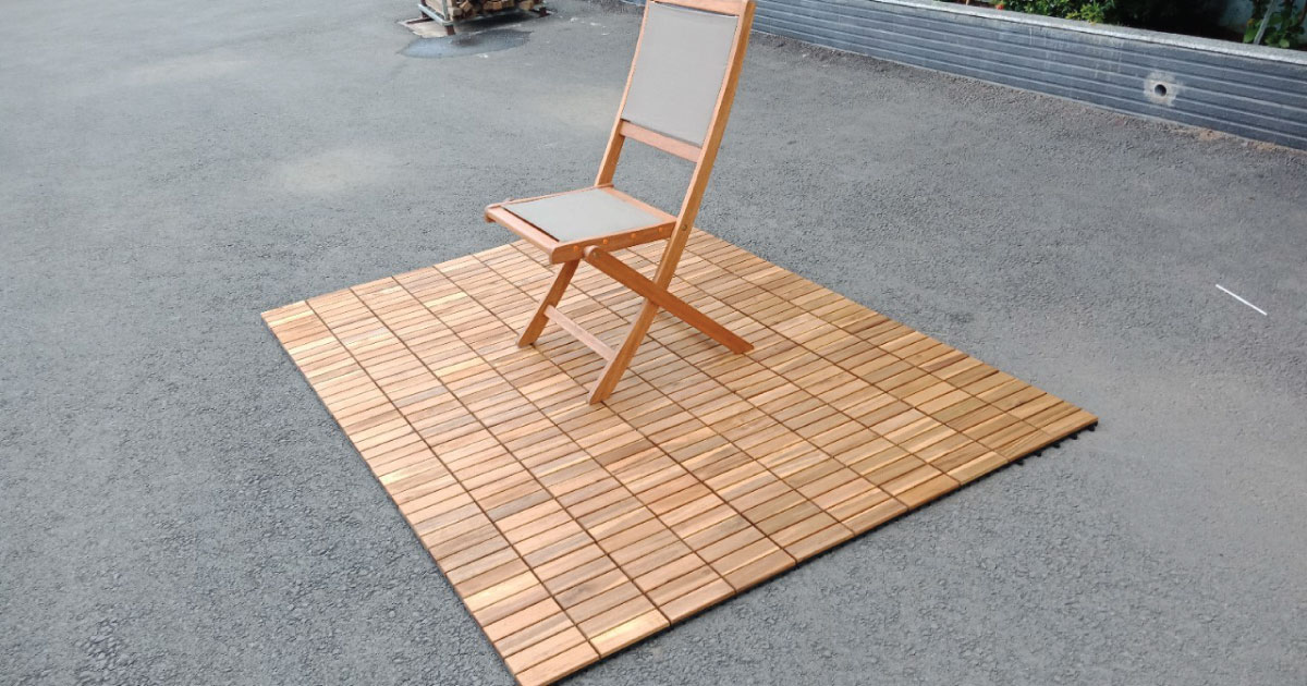 Decktile 12-Slat Parallel – Acacia Wood Interlocking Deck Tiles with Same-Direction Slats for Elegant Outdoor Flooring 3 Decktile 12-Slat Parallel – Acacia Wood Interlocking Deck Tiles with Same-Direction Slats for Elegant Outdoor Flooring