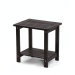 Esarora Side Table – Modern Solid Wood Accent Table for Living Room & Bedroom