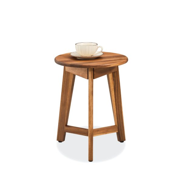 Worith Side Table – Elegant Solid Wood Accent Table for Living Room & Bedroom